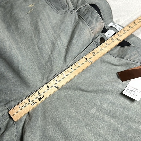 Lane Bryant Mid-Rise Super Stretch Power Pockets Skinny Denim Jeans Grey 28 NEW - Picture 10 of 16